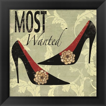 Framed Most Wanted Print