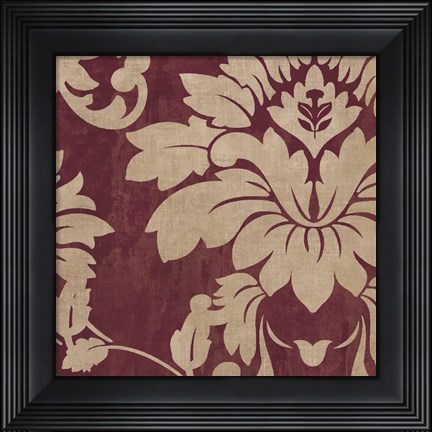 Framed Aubergine II Print