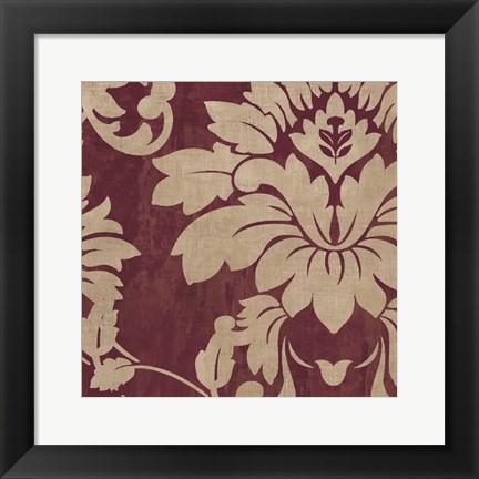 Framed Aubergine II Print