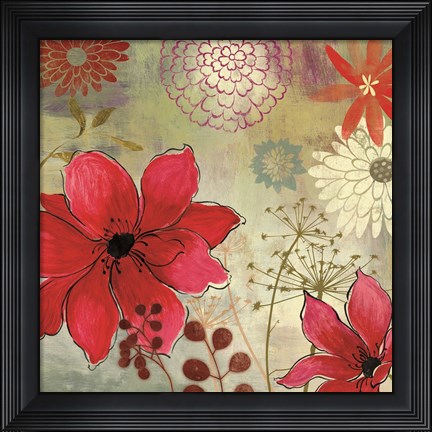 Framed In The Garden I Print