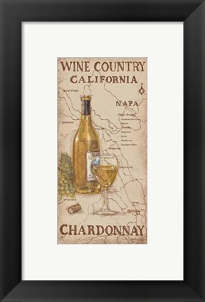 Framed Wine Country I Print