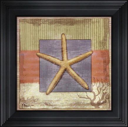 Framed Montego Starfish Print