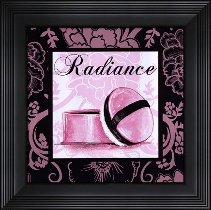 Framed Fashion Pink Radiance Print