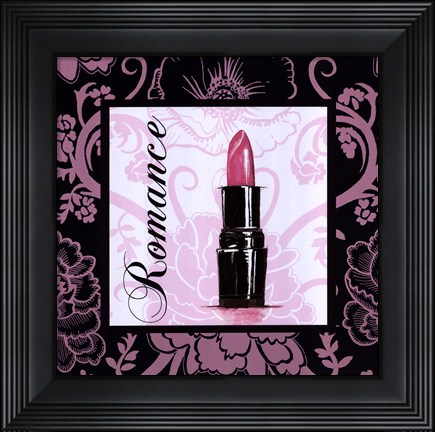 Framed Fashion Pink Romance Print