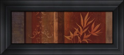 Framed Leaf Silhouette II - mini Print