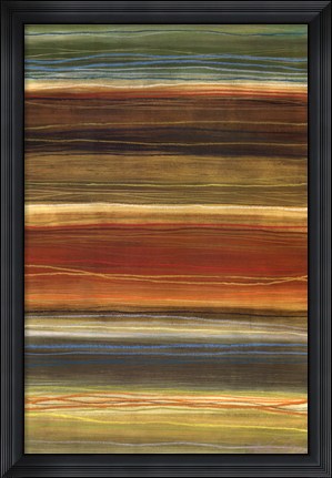 Framed Organic Layers II Print
