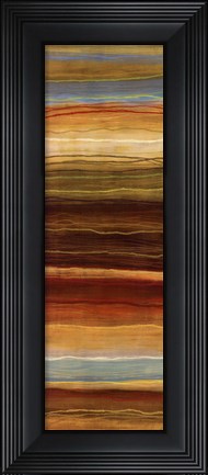 Framed Organic Layers Panel I Print