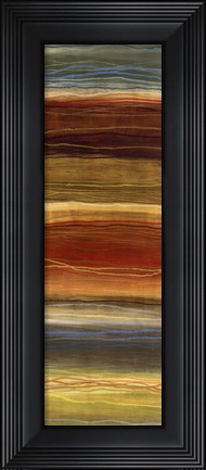 Framed Organic Layers Panel II Print