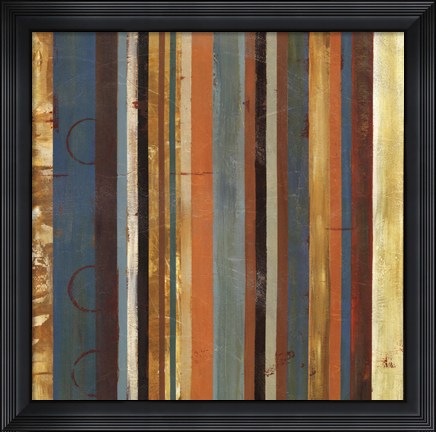 Framed Stripes II Print