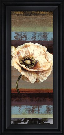 Framed Elemental Poppy II - mini Print