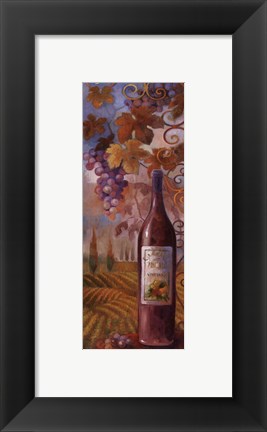 Framed Wine Country II Print