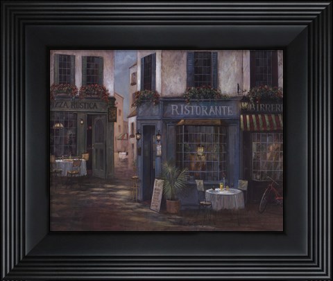 Framed Pizza Rustico Print