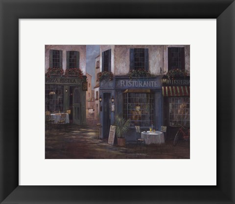 Framed Pizza Rustico Print