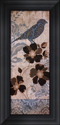 Framed Blue Bird II Print