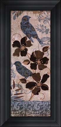 Framed Blue Bird I Print