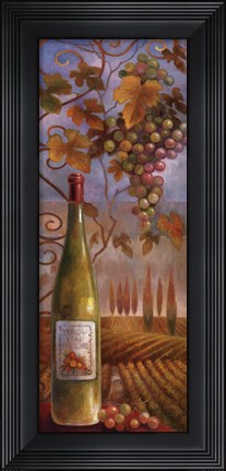 Framed Wine Country I Print