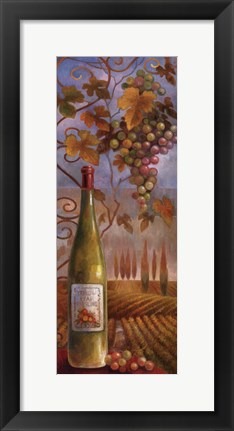 Framed Wine Country I Print