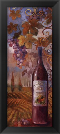 Framed Wine Coutry II Print