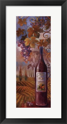 Framed Wine Coutry II Print