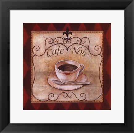 Framed Mocha Latte Print