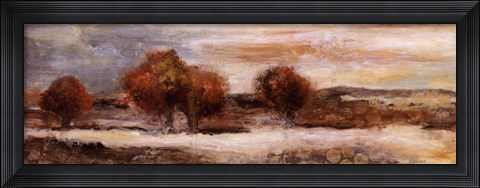 Framed Morning Meadow I Print