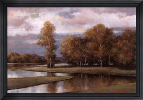 Framed Winding River II Print