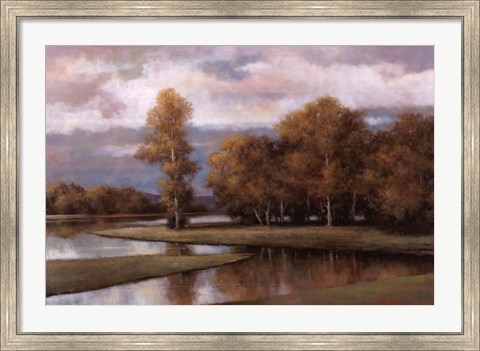 Framed Winding River II Print