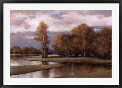 Framed Winding River II Print