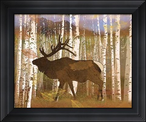 Framed Elk Print