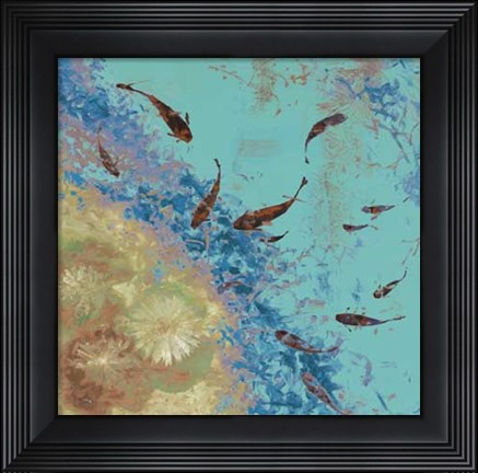 Framed Tredici Pesciolini Print