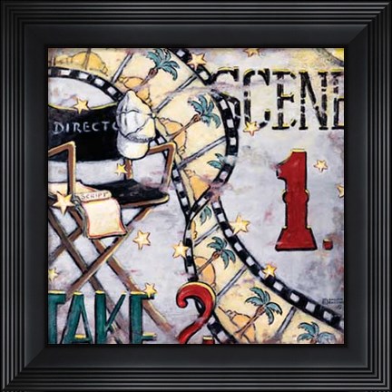 Framed Scene I Take 2 Print