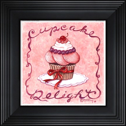 Framed Cupcake Delight Print