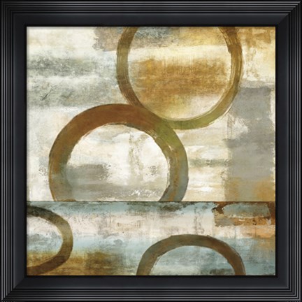 Framed Round And Round II Print