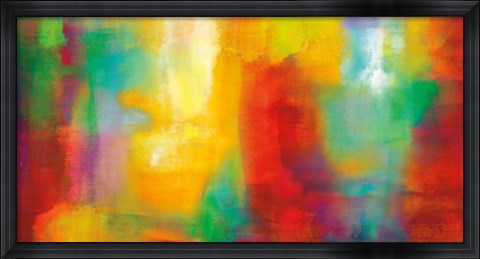 Framed Color My World Print