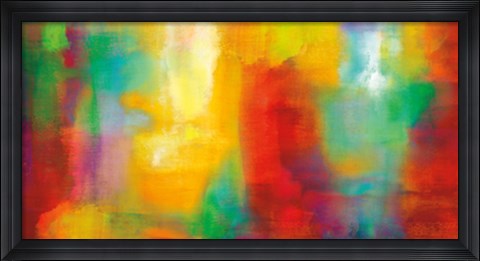 Framed Color My World Print