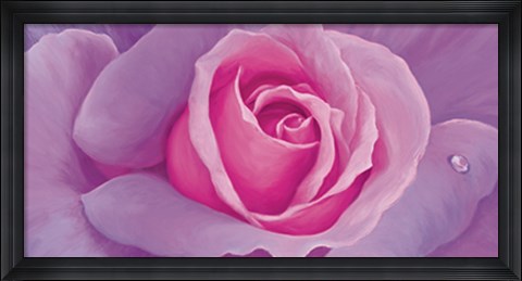 Framed La vie en rose Print