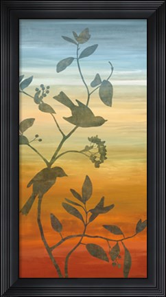 Framed Sunset Friends I Print