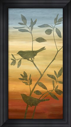 Framed Sunset Friends II Print