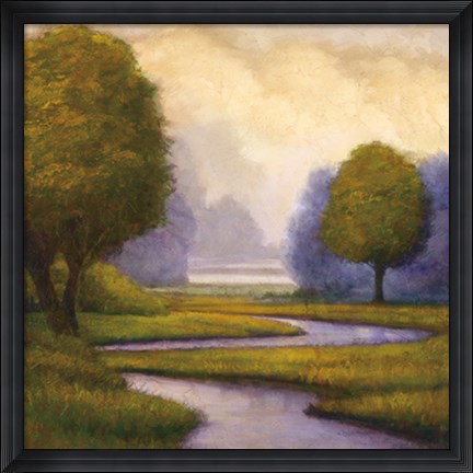 Framed Lavender Sunrise I Print