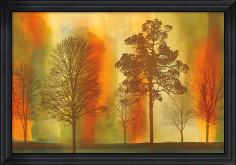 Framed Sunset I Print