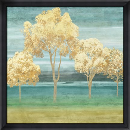 Framed Blue Horizons II Print