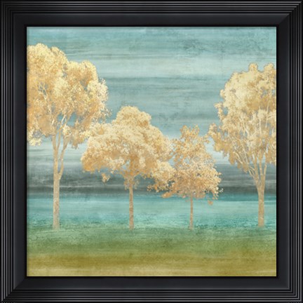 Framed Blue Horizons I Print