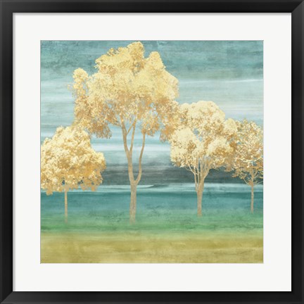 Framed Blue Horizons II Print