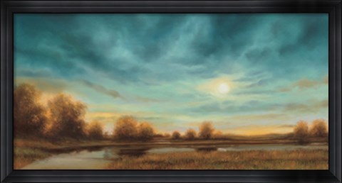 Framed Evening Approaches Print