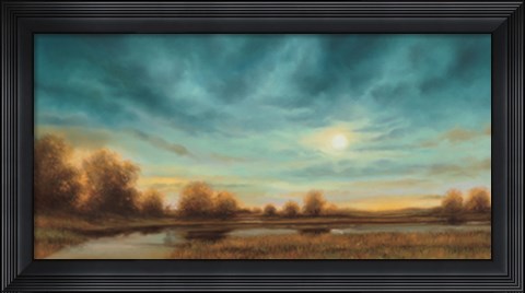 Framed Evening Approaches Print