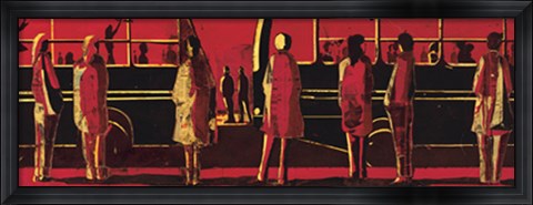 Framed Bus Station Print