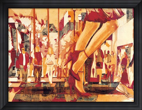 Framed High Heels Print