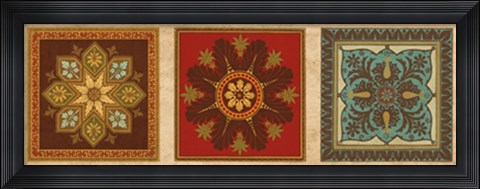 Framed Classical Tiles III Print