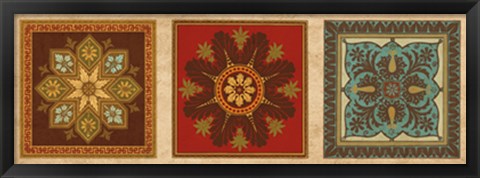 Framed Classical Tiles III Print