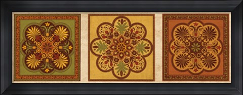Framed Classical Tiles IV Print